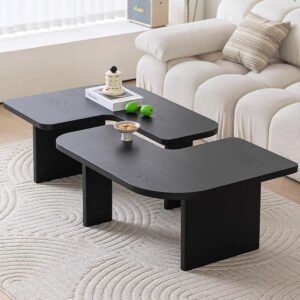 Wood+Coffee+Table,+Mid+Century+Modern+Square+Living+Room+Table,+Free+Adjustable+Shape,+2+Pieces-2094916925 Wood+Coffee+Table,+Mid+Century+Modern+Square+Living+Room+Table,+Free+Adjustable+Shape,+2+Pieces-2094916925