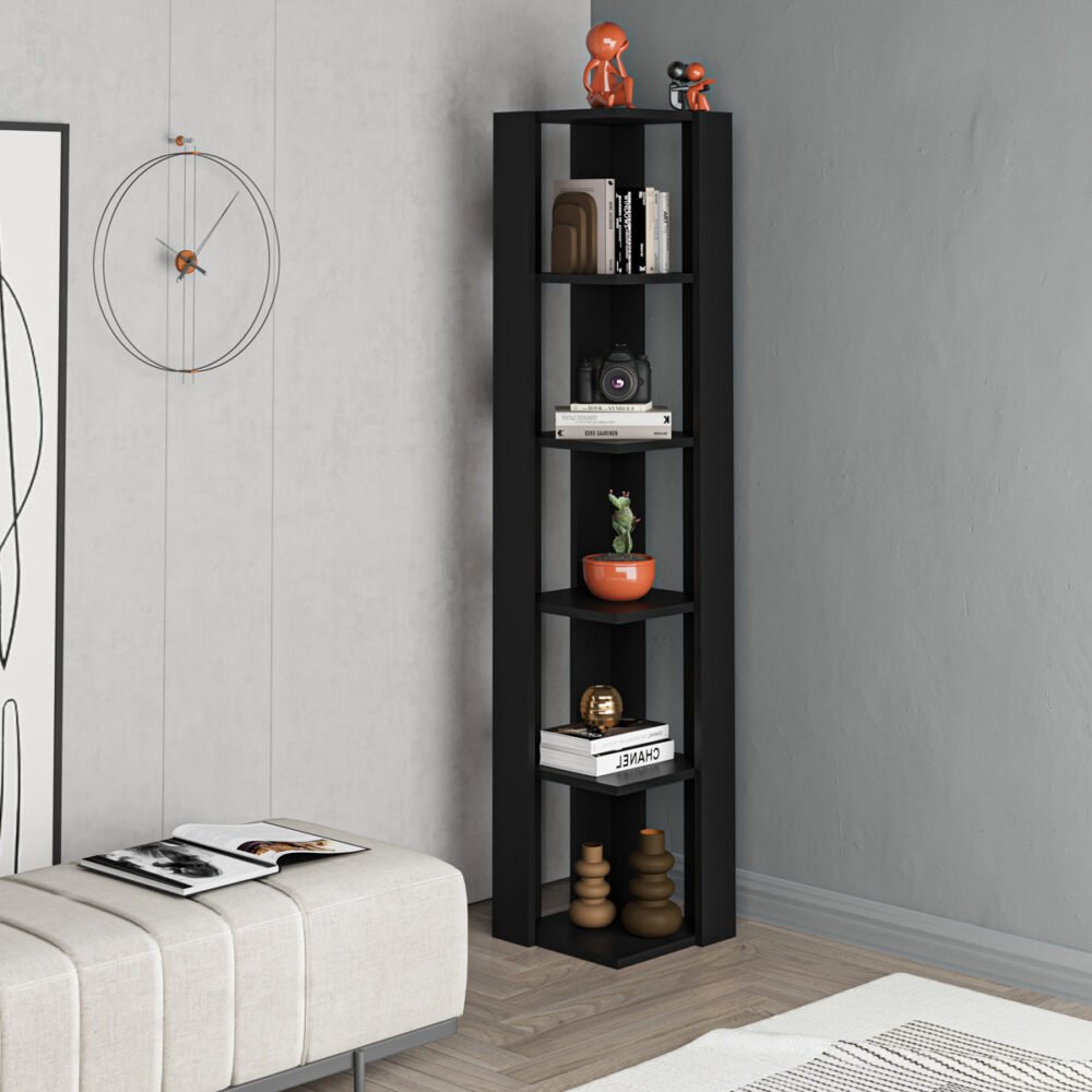 Zento+Modern+Corner+Bookcase+5+Tiers+-+34+x+34+x+161+cm+-+Space-Saving+Design-BF-630 (1)
