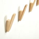 Handmade Rustic Wooden Wall Mounted Coat Hanger Hooks