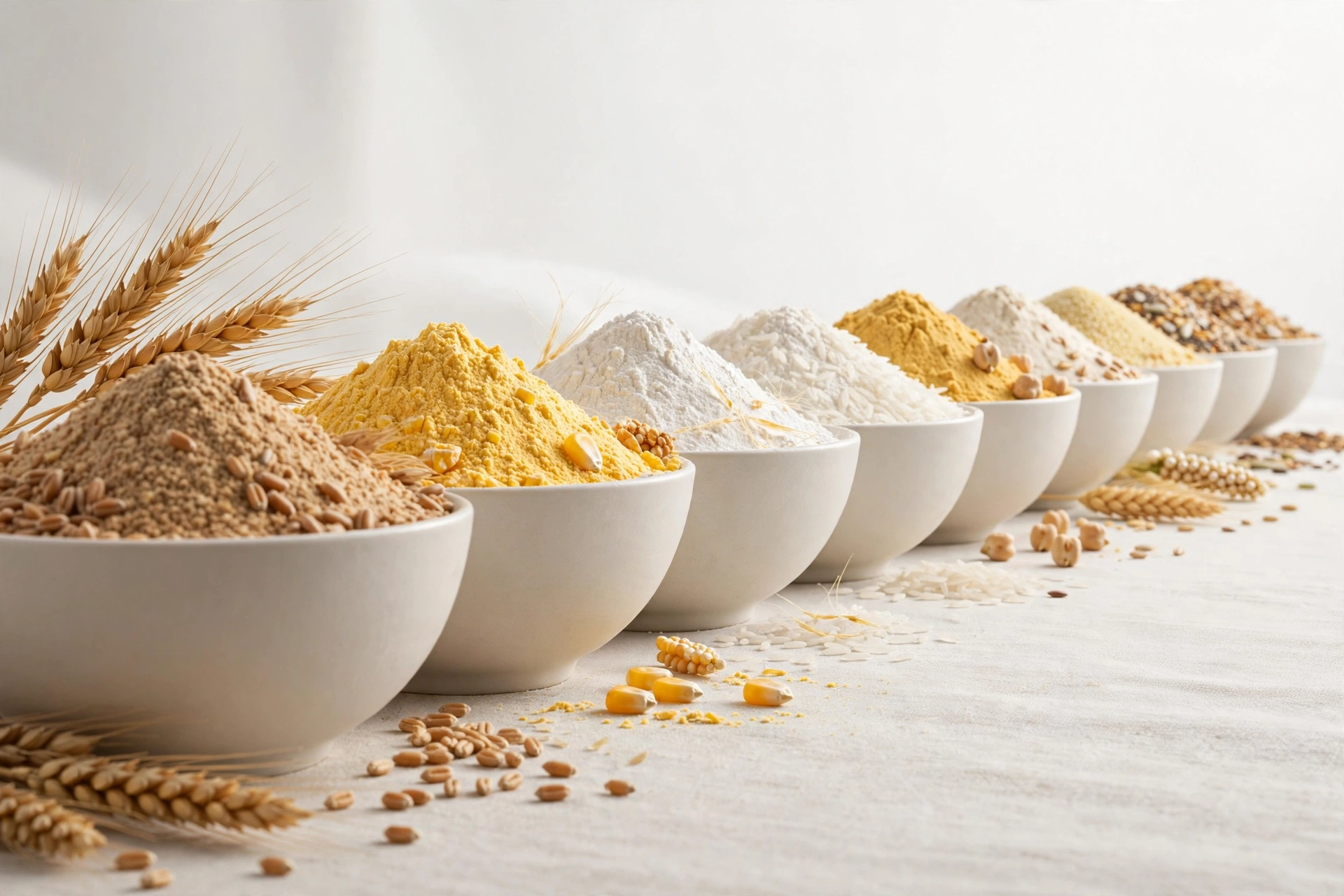 Fresh grain flours